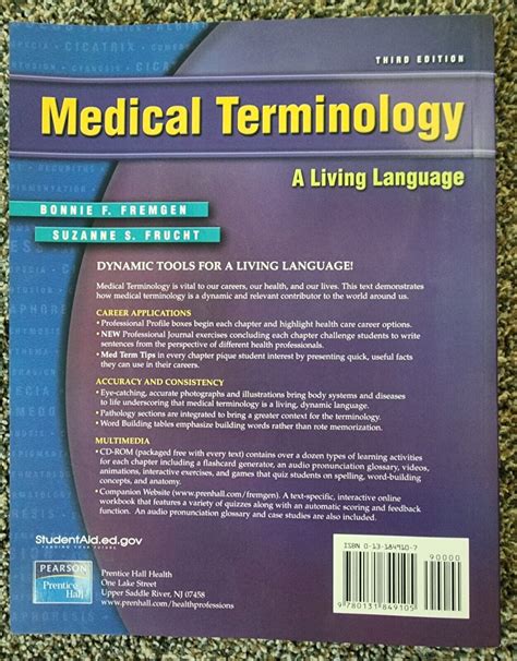 Medical Terminology A Living Language 3rd Edition Doc