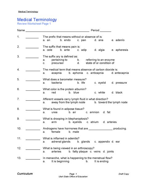 Medical Terminology Chapter 24 Practice Exercises Answers Kindle Editon