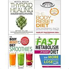 Medical medium thyroid healing hardcover body reset diet smoothies and fast metabolism diet 4 books collection set Doc