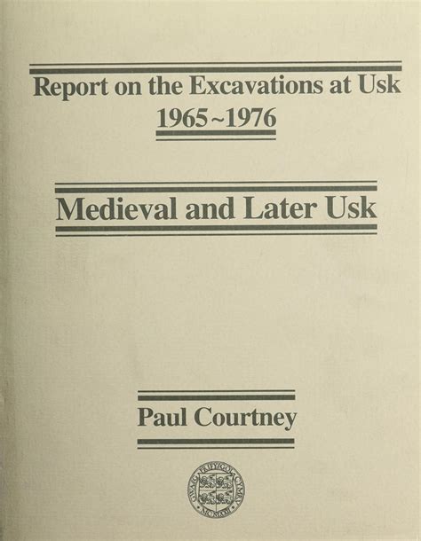 Medieval And Later Usk PDF