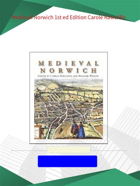 Medieval Norwich 1st Edition Reader