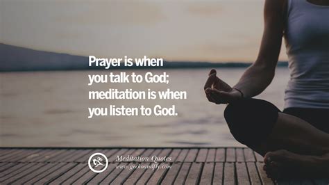 Meditation and Prayer: