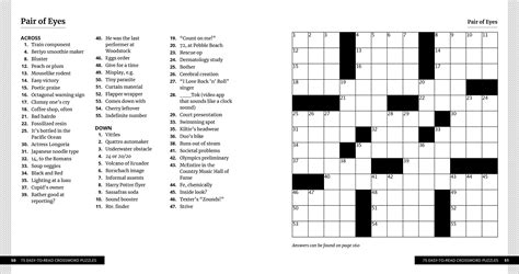 Medium Difficulty Printable Crossword Puzzles