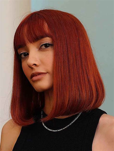 Medium Length Wigs Lace Front Wigs Bob Synthetic Wigs