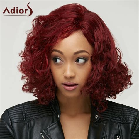 Medium Wigs Curly Capless 14" Synthetic Wigs