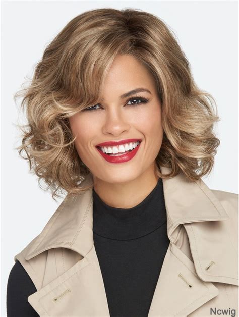 Medium Wigs Haircuts Brown Synthetic Chin Length Monofilament 12" Wigs