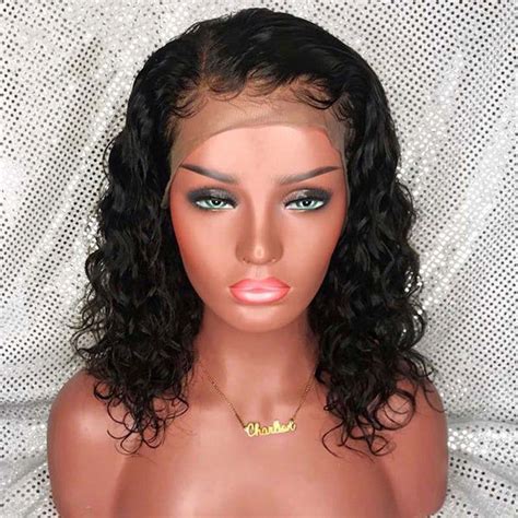 Medium Wigs Styles Medium Black Lace Front Human Hair Wigs for Black Women