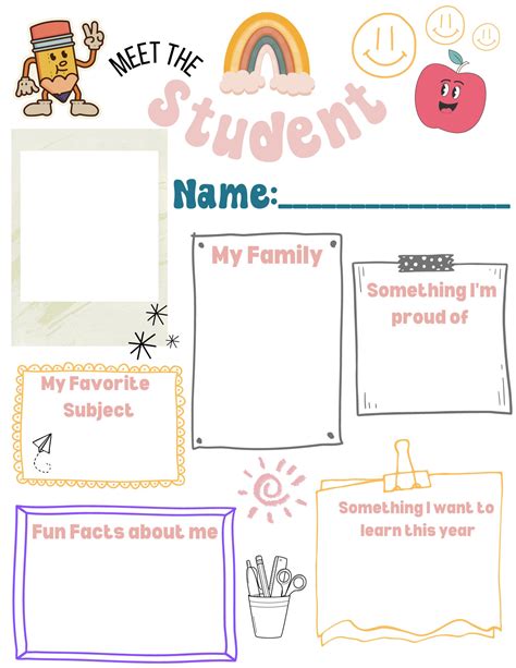 Meet The Student Template