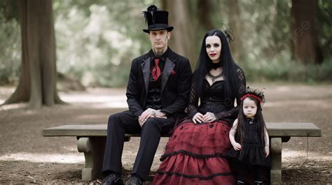 Meet the Quirky Goth Family