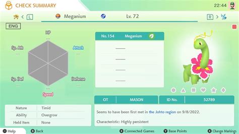 Meganium's Stats and Moveset