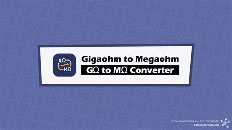 Megaohm to Gigaohm: Bridging the Resistance Gap in Electronics