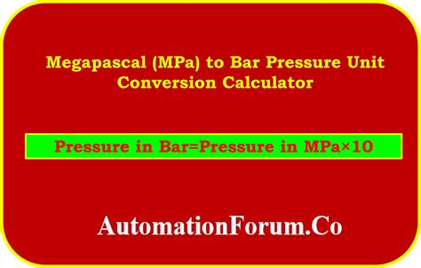 Megapascals to Bar: A Comprehensive Conversion Guide for Engineers, Scientists, and Professionals