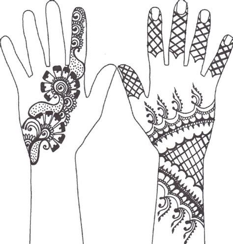 Mehndi Designs Printable