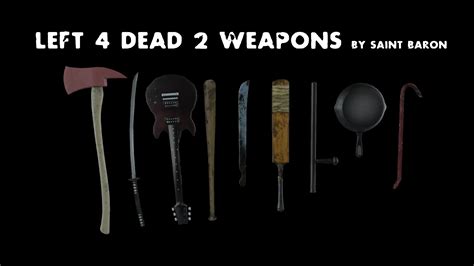 Melee Weapons in Left 4 Dead