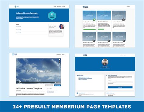 Membership Website Template