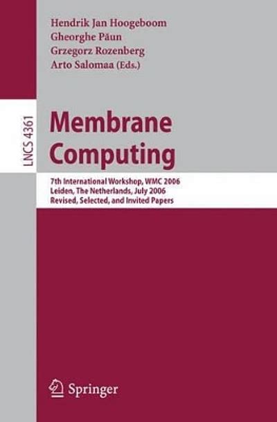 Membrane Computing 7th International Workshop Doc