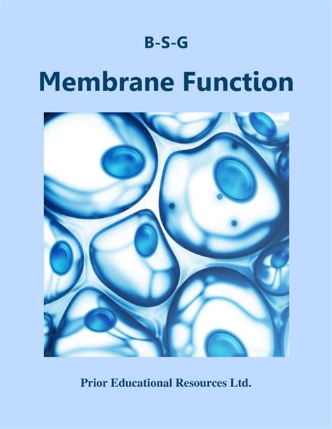 Membrane function Ebook Reader