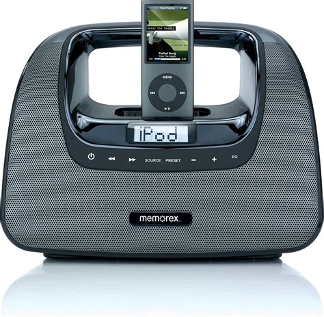 Memorex MiniMove Portable Boombox iPod Doc