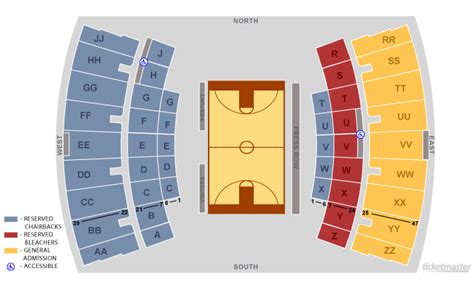 Memorial Coliseum Lexington Ky Seating Chart