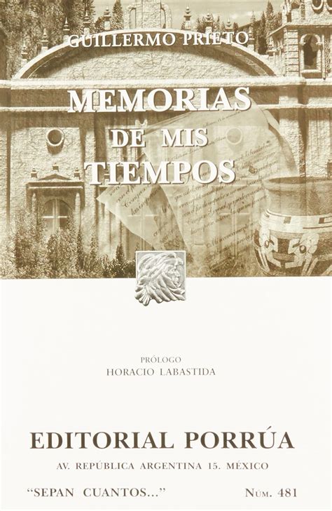 Memorias de MIS Tiempos ...... Epub