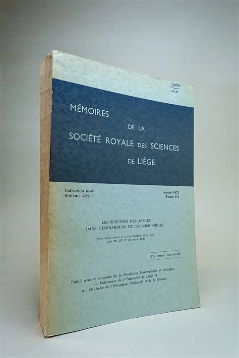 Memories Societe Royale... Doc