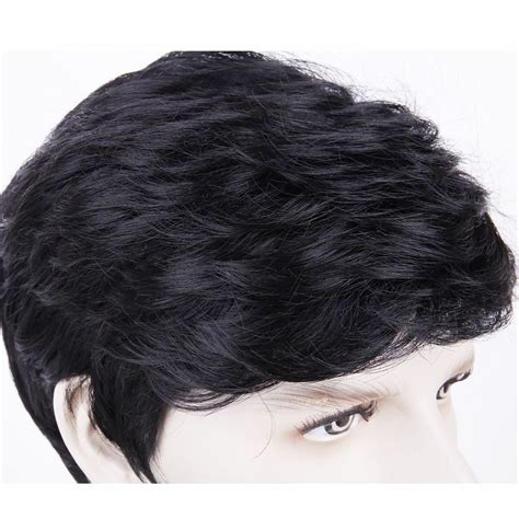 Men's Black Wigs