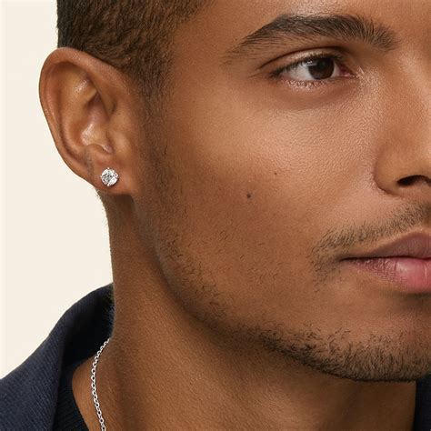 Men's Diamond Ear Piercings: A Shining Statement of Style