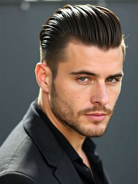 Men's Slicked-Back Hairstyles: The Epitome of Classic Elegance and Modern Sophistication