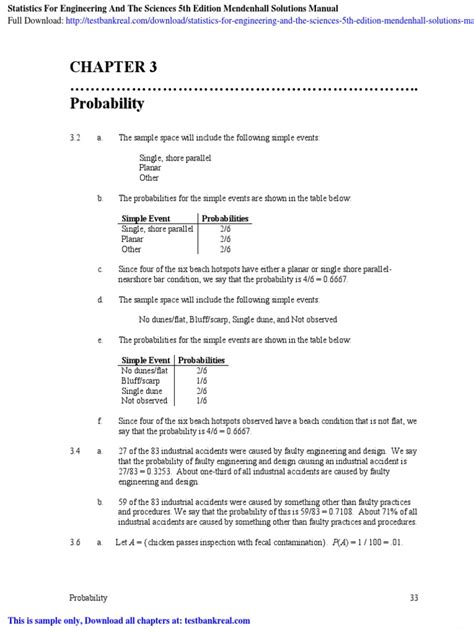 Mendenhall 5th Solutions Manual Ebook Reader