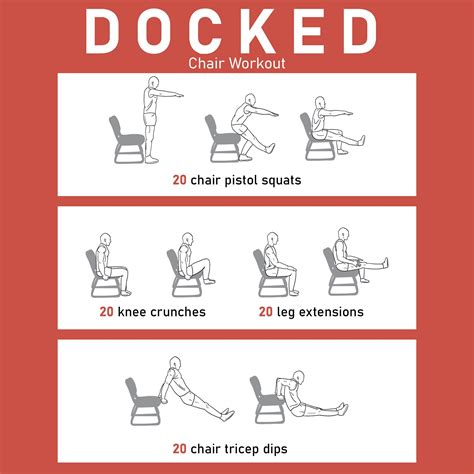 Mens Chair Workout Chart
