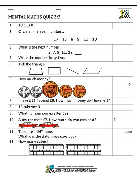 Mental Arithmetic Test 3 Answers Kindle Editon