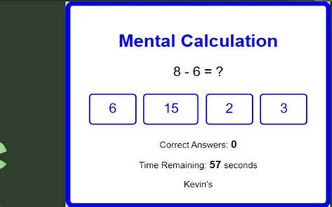 Mental Calculation: