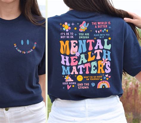 Mental Health T-Shirts: Express Yourself and Support a Cause