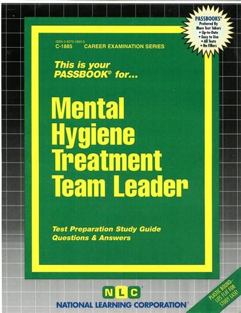 Mental Hygiene Treatment Team LeaderPassbooks Career Examination Passbooks PDF