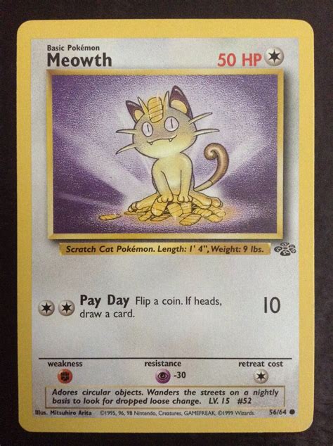 Meowth Trading Cards: