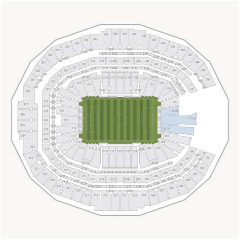 Mercedes Benz Stadium Seat Chart