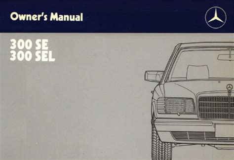 Mercedes Benz W126 Owners Manual Ebook Reader