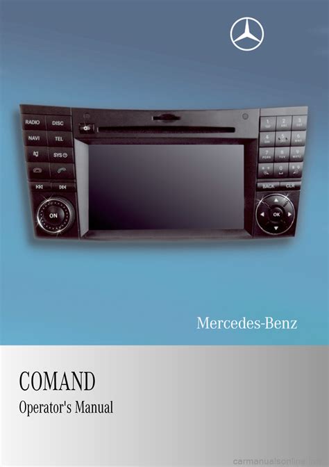 Mercedes W211 Comand System Manual Ebook Doc