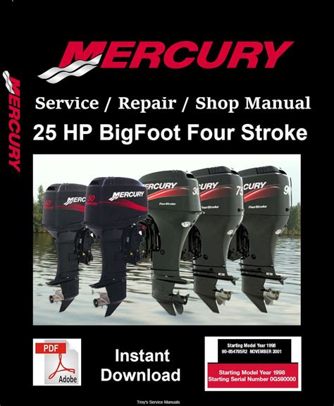 Mercury 25 Big Foot Service Manual Ebook Doc