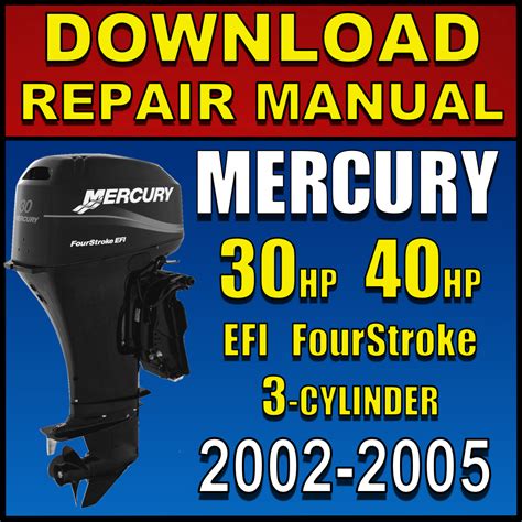 Mercury 40hp Efi Service Manual Ebook Reader