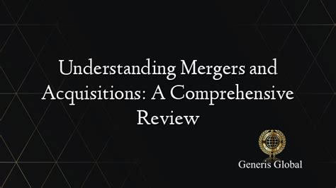 Mergers 9-13-2024: A Comprehensive Overview