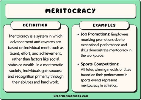 Meritocracy: Defining Its Meaning and Evaluating Its Impact