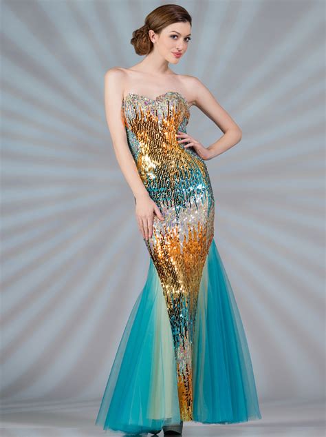 Mermaid Sequin Dress: