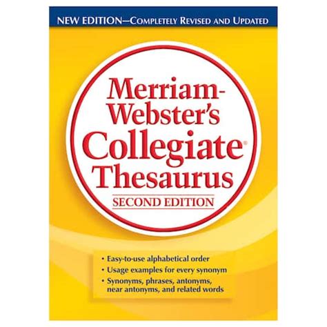 Merriam-Webster s Collegiate Thesaurus Second Edition PDF