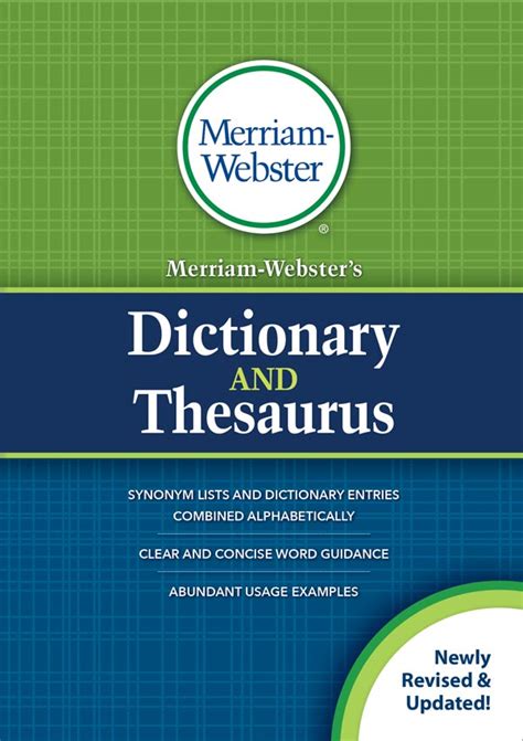 Merriam-Webster s Dictionary and Thesaurus Kindle Editon