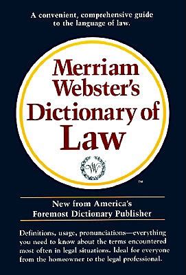 Merriam-Webster s Dictionary of Law Doc