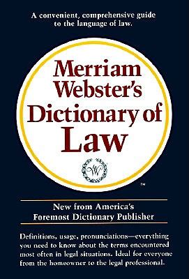 Merriam-Webster s Dictionary of Law Doc