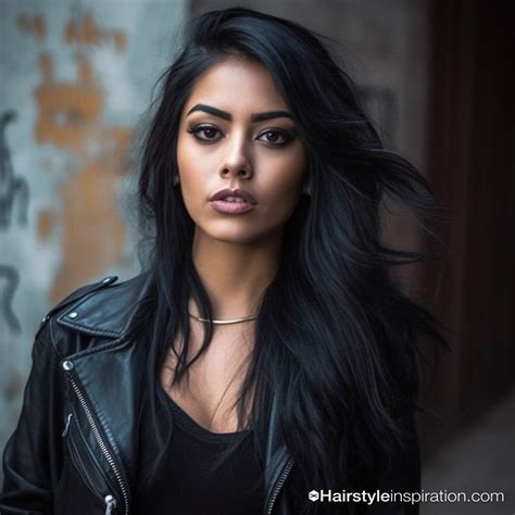 Mesmerizing Hairstyles for Long, Flowing Black Tresses