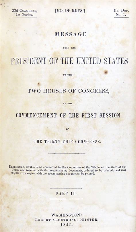 Message of the President of the United States To the Two Houses of Congress at the Commencement of the First Session of the Thirty-Seventh Congress