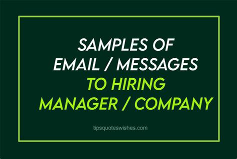 Message to Hiring Manager Sample: 7 Tips to Impress Recruiters